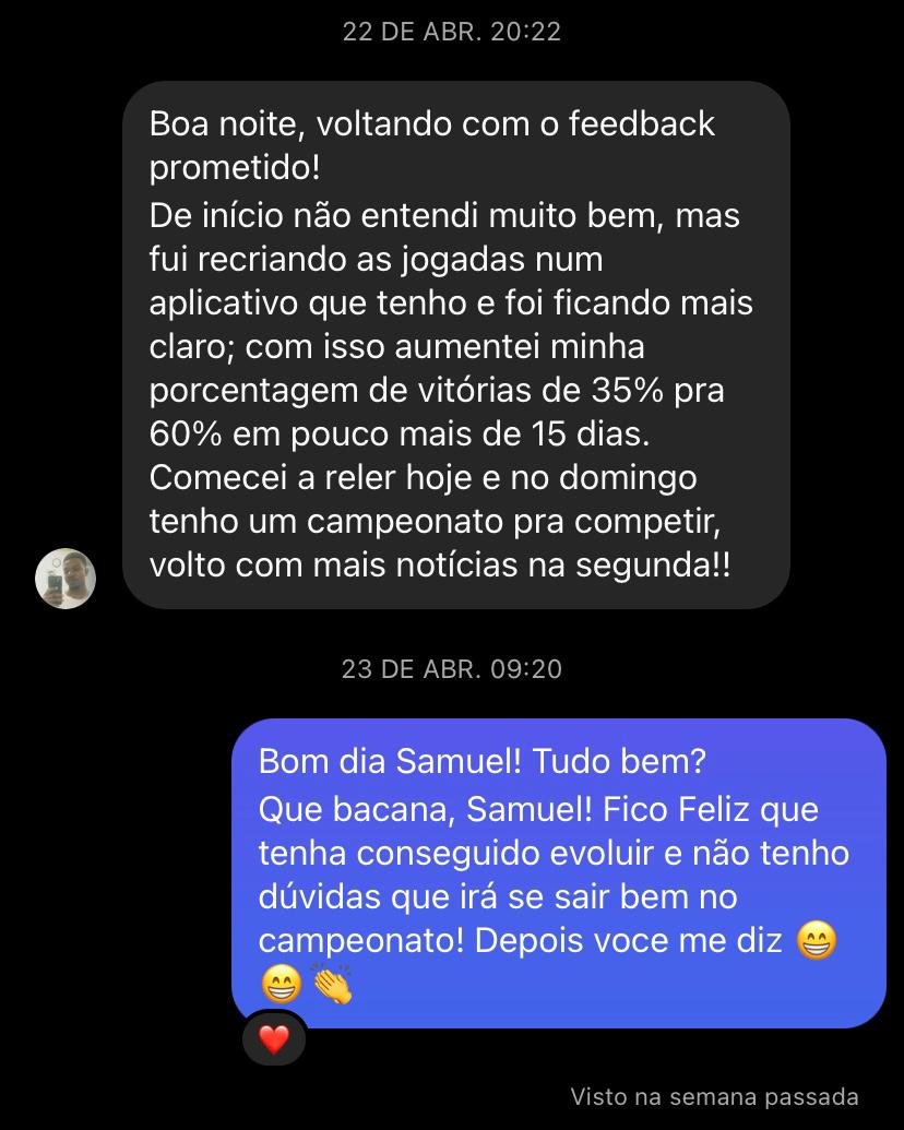 Mais de 60% de Taxa de Vitória